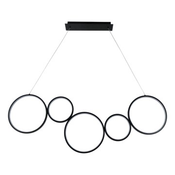 Brilagi - LED pakaramā lampa ECHO uz troses LED/60W/230V 4000K 100 cm melna