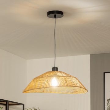 Brilagi - LED pakaramā lampa uz kabeļa CERIA BOHO 1xE27/40W/230V Ø 50 cm brūna