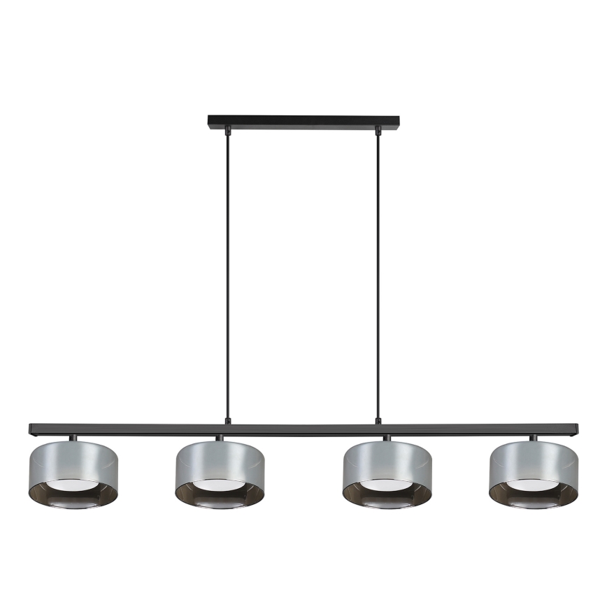 Brilagi - LED Pakaramā lampa uz troses AURA LUX 4xGX53/30W/230V melna/dūmaina