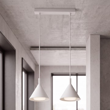 BRILAGI - LED Pakaramā lampa uz vada CONE DOUBLE 2xGX53/15W/230V balta