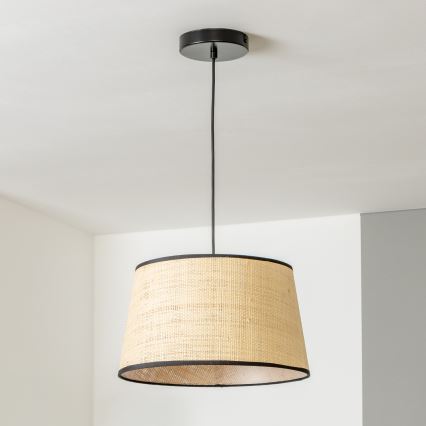 Brilagi - LED pakaramā lustra uz kabeļa CERIA 1xE27/40W/230V Ø 35 cm bēša