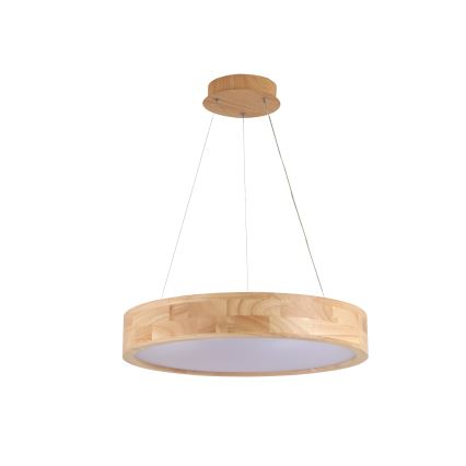 Brilagi - LED piekaramā lustra uz troses FALCON WOOD LED/30W/230V 3000/4000/6000K Ø 45 cm, koka