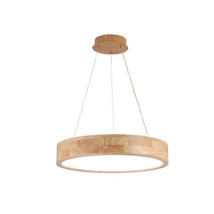 Brilagi - LED piekaramā lustra uz troses FALCON WOOD LED/30W/230V 3000/4000/6000K Ø 45 cm, koka