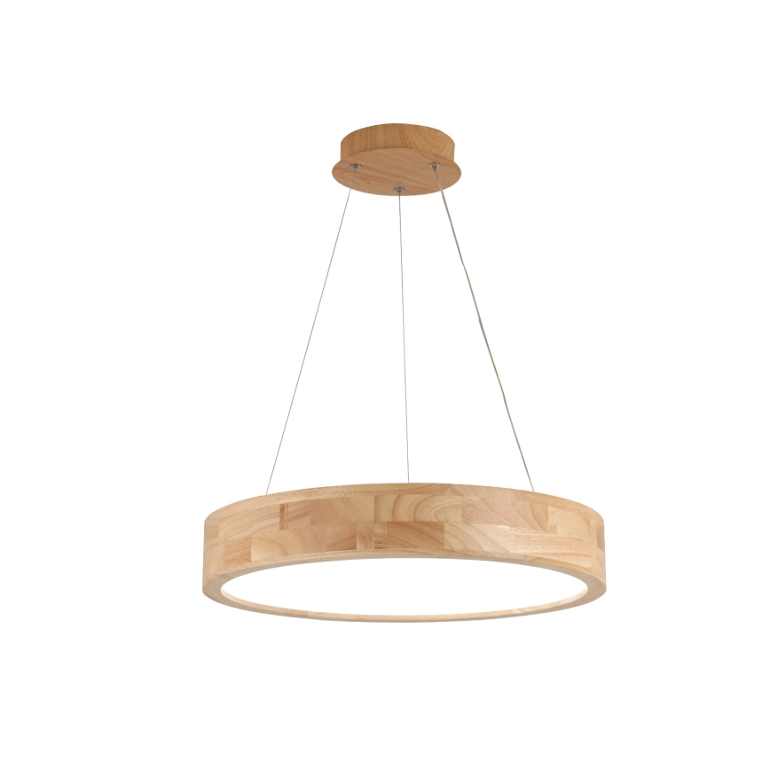 Brilagi - LED piekaramā lustra uz troses FALCON WOOD LED/30W/230V 3000/4000/6000K Ø 45 cm, koka
