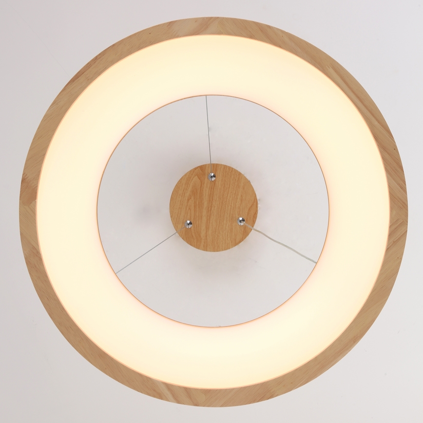 Brilagi - LED piekaramā lustra uz troses FALCON WOOD LED/30W/230V 3000/4000/6000K Ø 45 cm, koka