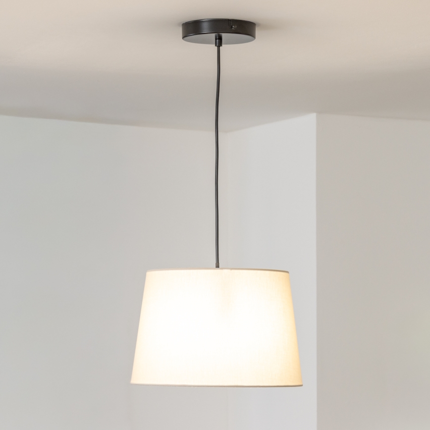 Brilagi - LED pakaramais gaismeklis ar kabeli CERIA 1xE27/40W/230V Ø 30 cm bēšs
