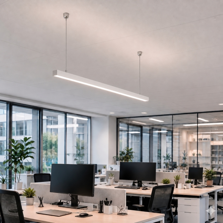 BRILAGI - LED karājamais gaismeklis FULLDAY LED/20/30/40W/230V 2700/4000/6000K 120 cm balts