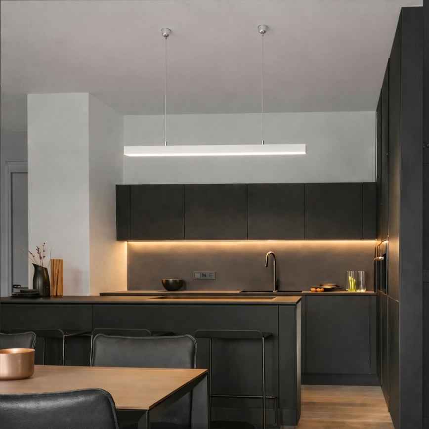 BRILAGI - LED karājamais gaismeklis FULLDAY LED/20/30/40W/230V 2700/4000/6000K 120 cm balts