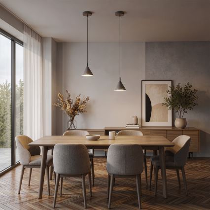 BRILAGI - LED Pakaramais gaismeklis uz kabeļa CONE SINGLE 1xGX53/15W/230V bēšs