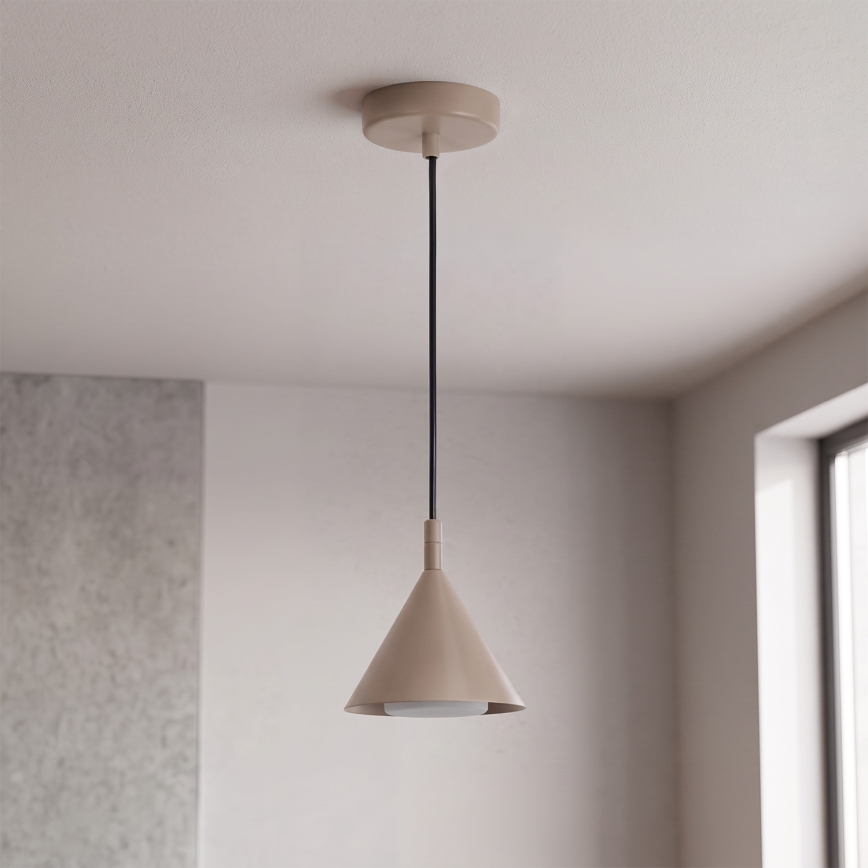 BRILAGI - LED Pakaramais gaismeklis uz kabeļa CONE SINGLE 1xGX53/15W/230V bēšs