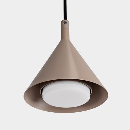 BRILAGI - LED Pakaramais gaismeklis uz kabeļa CONE SINGLE 1xGX53/15W/230V bēšs