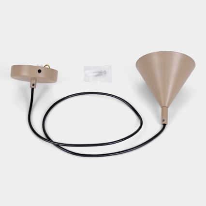 BRILAGI - LED Pakaramais gaismeklis uz kabeļa CONE SINGLE 1xGX53/15W/230V bēšs