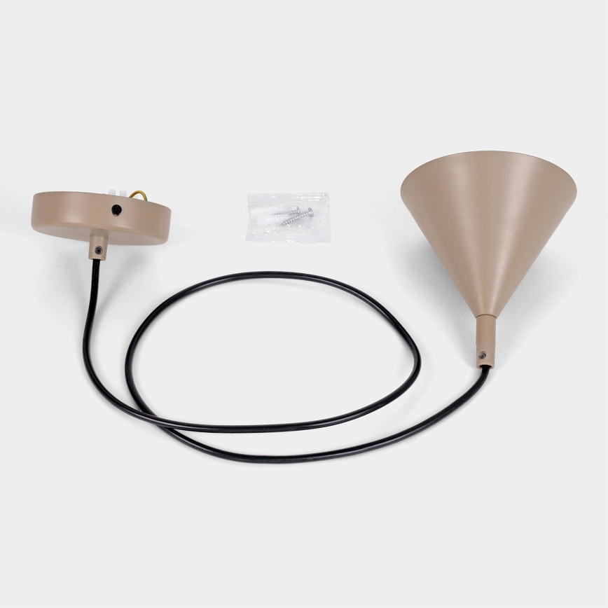 BRILAGI - LED Pakaramais gaismeklis uz kabeļa CONE SINGLE 1xGX53/15W/230V bēšs