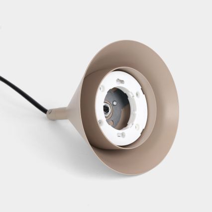 BRILAGI - LED Pakaramais gaismeklis uz kabeļa CONE SINGLE 1xGX53/15W/230V bēšs