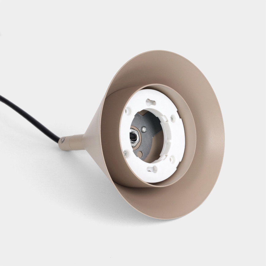 BRILAGI - LED Pakaramais gaismeklis uz kabeļa CONE SINGLE 1xGX53/15W/230V bēšs