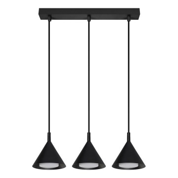 BRILAGI - LED Pakaramais lukturis ar vadu CONE TRIPLE 3xGX53/15W/230V melns