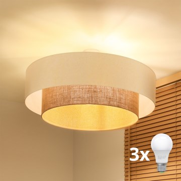 Brilagi - LED pie griestiem piestiprināms lustrs BOHO STYLE 3xE27/45W/230V Ø 80 cm