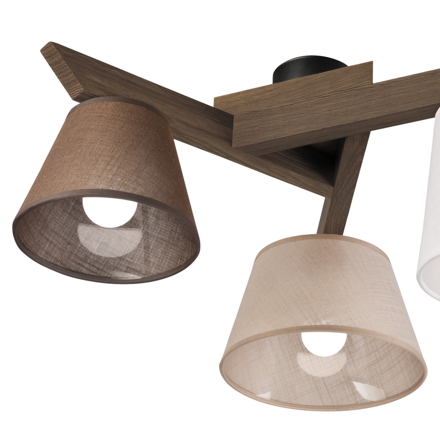 Brilagi - LED Virsmas lustra ANTHONY 3xE14/40W/230V ozola valrieksts