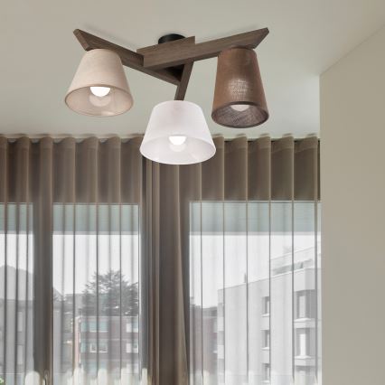 Brilagi - LED Virsmas lustra ANTHONY 3xE14/40W/230V ozola valrieksts