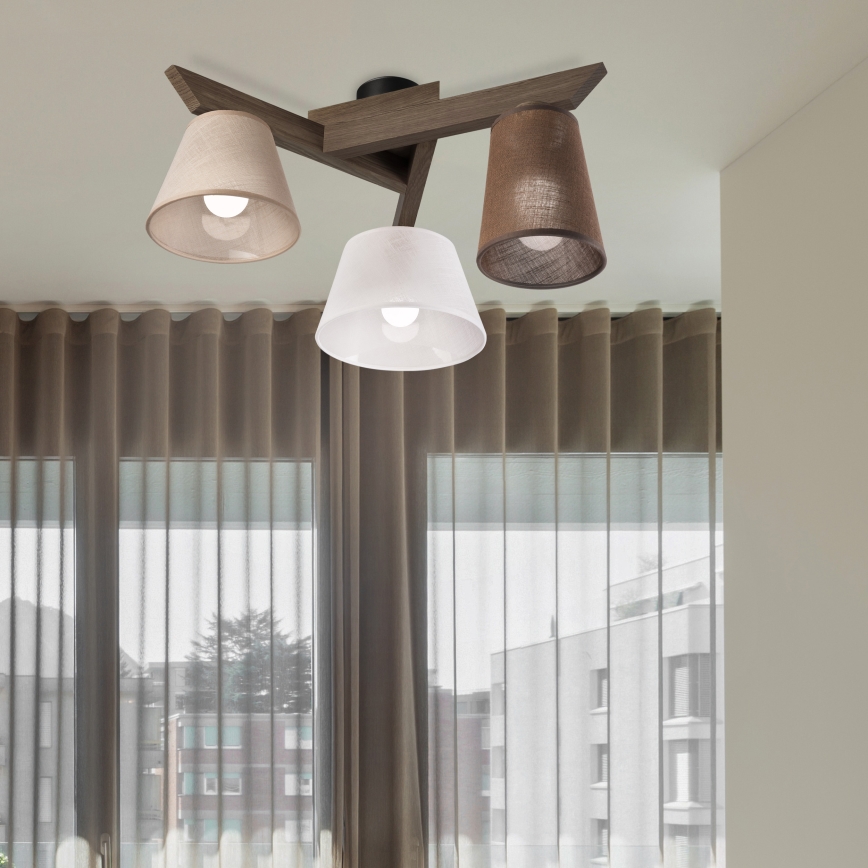 Brilagi - LED Virsmas lustra ANTHONY 3xE14/40W/230V ozola valrieksts