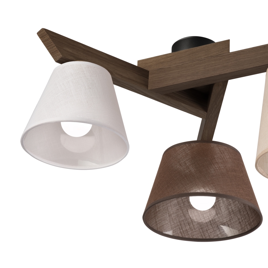 Brilagi - LED Virsmas lustra ANTHONY 3xE14/40W/230V ozola valrieksts