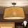 Brilagi - LED pieglaustā griestu lustra CERIA 1xE27/60W/230V Ø 50 cm melna/bēša