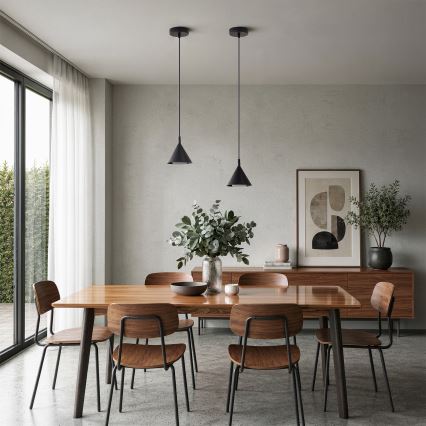 BRILAGI - LED Piekaramā lampa ar vadu CONE SINGLE 1xGX53/15W/230V melna
