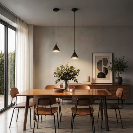 BRILAGI - LED Piekaramā lampa ar vadu CONE SINGLE 1xGX53/15W/230V melna