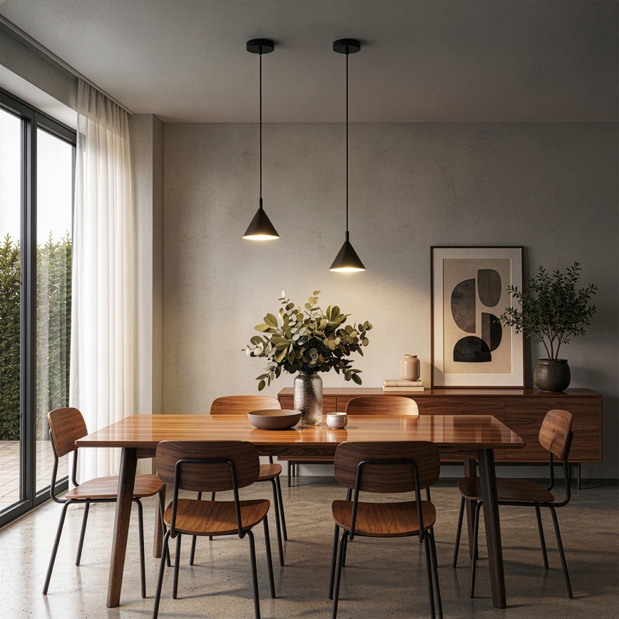 BRILAGI - LED Piekaramā lampa ar vadu CONE SINGLE 1xGX53/15W/230V melna