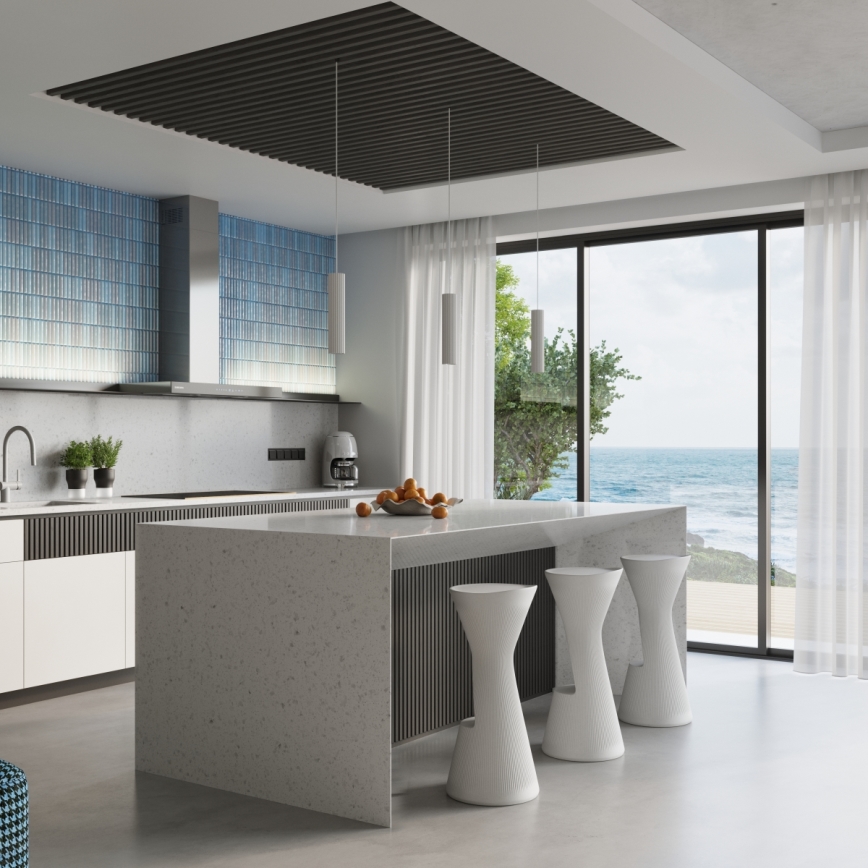 Brilagi - LED piekaramā lampa uz troses CRESTO 1xGU10/10W/230V balta