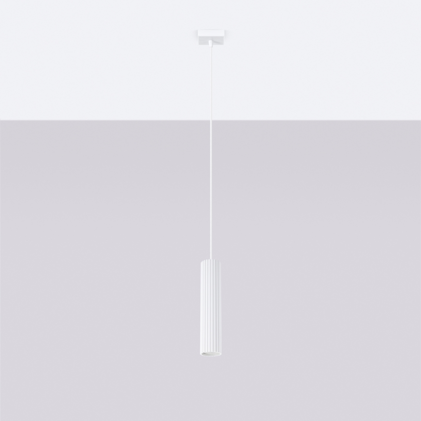 Brilagi - LED piekaramā lampa uz troses CRESTO 1xGU10/10W/230V balta