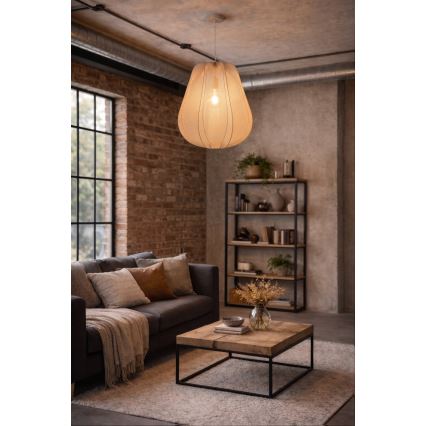 Brilagi - LED piekaramā lustra ARVEN 1xE27/8W/230V Ø 37 cm bēša