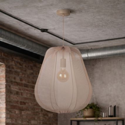 Brilagi - LED piekaramā lustra ARVEN 1xE27/8W/230V Ø 37 cm bēša
