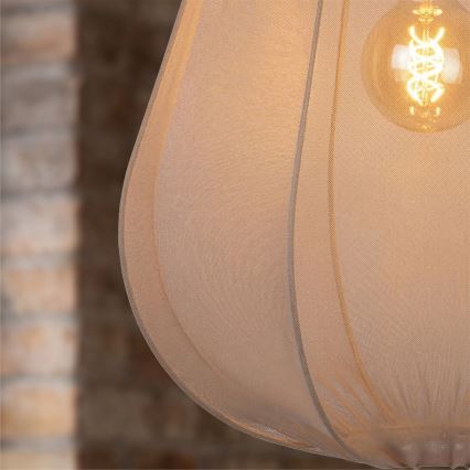 Brilagi - LED piekaramā lustra ARVEN 1xE27/8W/230V Ø 37 cm bēša