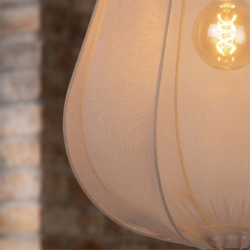 Brilagi - LED piekaramā lustra ARVEN 1xE27/8W/230V Ø 37 cm bēša