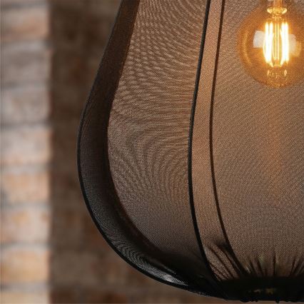 Brilagi - LED piekaramā lustra ARVEN 1xE27/8W/230V Ø 37 cm melna