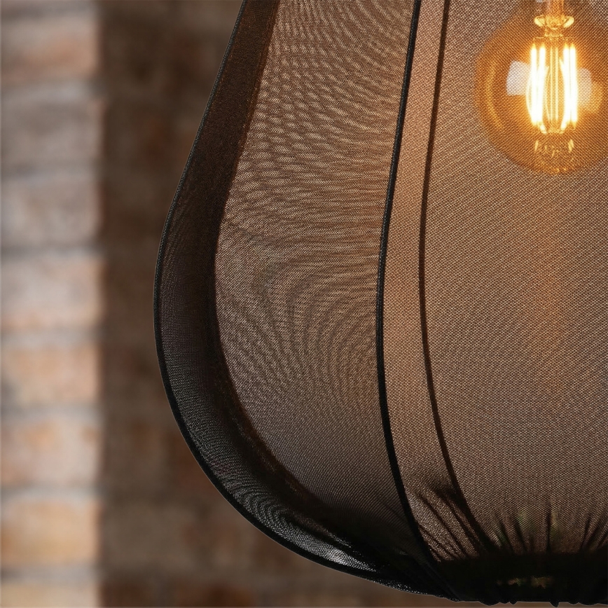Brilagi - LED piekaramā lustra ARVEN 1xE27/8W/230V Ø 37 cm melna