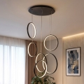 BRILAGI - LED piekaramā lustra ECHO LED/80W/230V 4000K Ø 50 cm melna