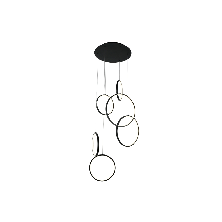 Brilagi - LED piekaramā lustra ECHO LED/80W/230V 4000K Ø 50 cm melna