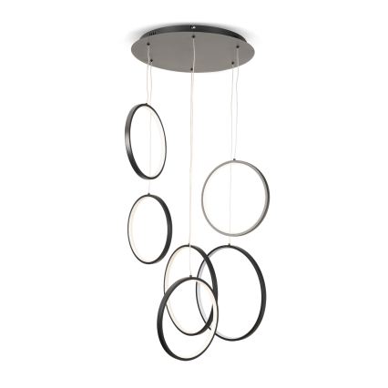 BRILAGI - LED piekaramā lustra ECHO LED/80W/230V 4000K Ø 50 cm melna
