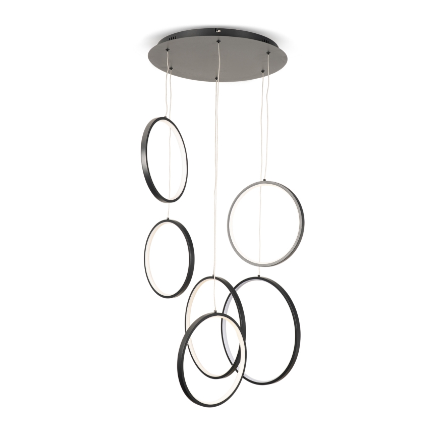 BRILAGI - LED piekaramā lustra ECHO LED/80W/230V 4000K Ø 50 cm melna