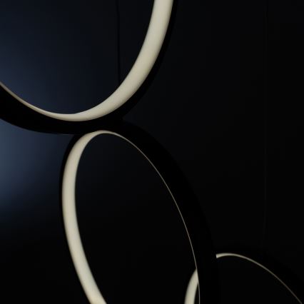 BRILAGI - LED piekaramā lustra ECHO LED/80W/230V 4000K Ø 50 cm melna