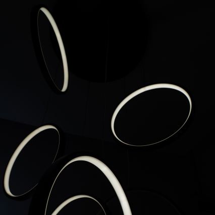 BRILAGI - LED piekaramā lustra ECHO LED/80W/230V 4000K Ø 50 cm melna