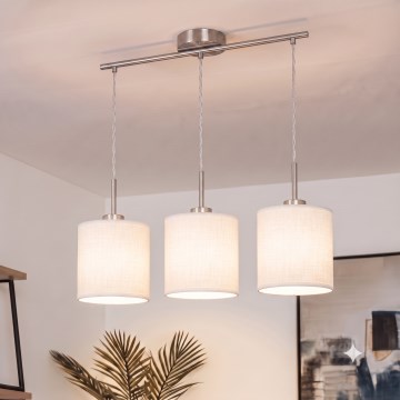 Brilagi - LED piekaramā lustra NUBILA 3xE27/60W/230V balta