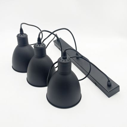 BRILAGI - LED piekaramā lustra RIDDY 3xE27/60W/230V melna