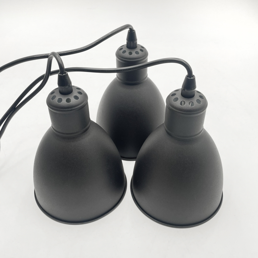 BRILAGI - LED piekaramā lustra RIDDY 3xE27/60W/230V melna