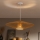 Brilagi - LED piekaramā lustra uz troses CERIA BOHO 1xE27/40W/230V diametrs 70 cm balta/brūna