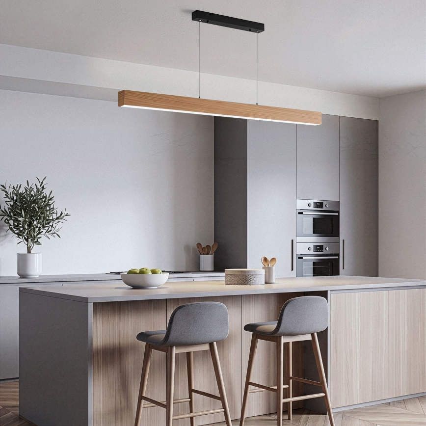 BRILAGI - LED piekaramā lustra uz troses GARDALINE LED/90W/230V ozols