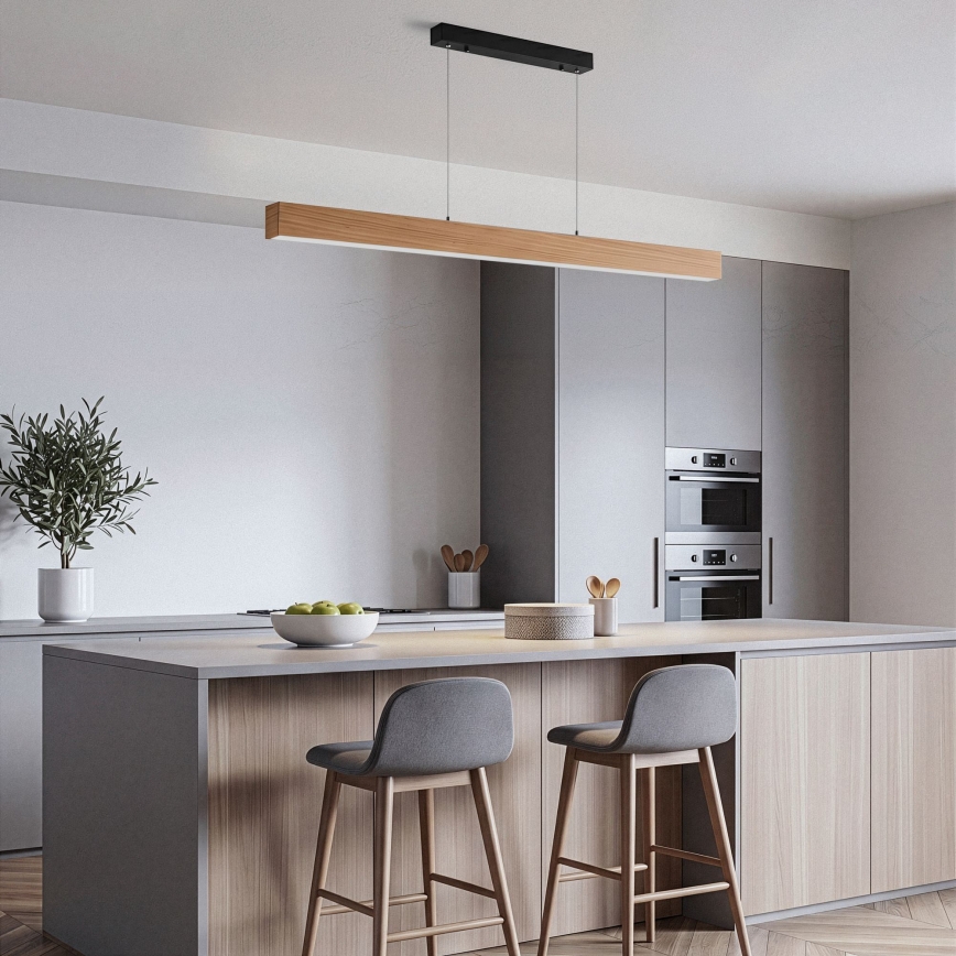 BRILAGI - LED piekaramā lustra uz troses GARDALINE LED/90W/230V ozols