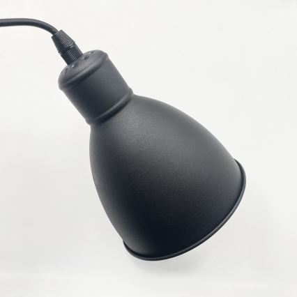 Brilagi - LED piekaramā lustra uz troses RIDDY 3xE27/60W/230V melna